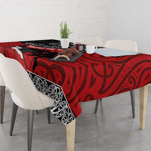 Aotearoa Toitu Te Tiriti Tablecloth Honoring Te Tiriti o Waitangi Maori Haka
