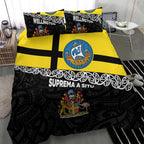 New Zealand Wellington Bedding Set The Capital's Emblems Flag and Koru Art