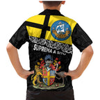 New Zealand Wellington Family Matching Mermaid Dress and Hawaiian Shirt The Capital's Emblems Flag and Koru Art