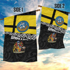 New Zealand Wellington Garden Flag The Capital's Emblems Flag and Koru Art