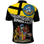 New Zealand Wellington Polo Shirt The Capital's Emblems Flag and Koru Art