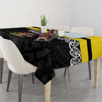 New Zealand Wellington Tablecloth The Capital's Emblems Flag and Koru Art