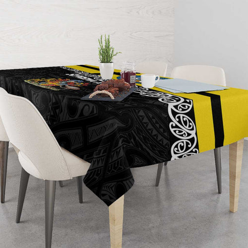 New Zealand Wellington Tablecloth The Capital's Emblems Flag and Koru Art