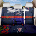 New Zealand and Australia ANZAC Day Back Car Seat Cover Lest We Forget Red Poppy Flowers and Soldier