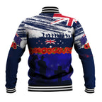 New Zealand and Australia ANZAC Day Baseball Jacket Lest We Forget Red Poppy Flowers and Soldier