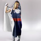 New Zealand and Australia ANZAC Day Hooded Blanket Lest We Forget Red Poppy Flowers and Soldier