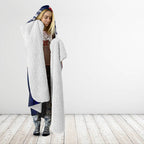 New Zealand and Australia ANZAC Day Hooded Blanket Lest We Forget Red Poppy Flowers and Soldier