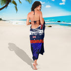 New Zealand and Australia ANZAC Day Sarong Lest We Forget Red Poppy Flowers and Soldier