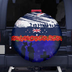 New Zealand and Australia ANZAC Day Spare Tire Cover Lest We Forget Red Poppy Flowers and Soldier