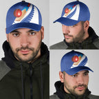 New Zealand Cricket Classic Cap Kiwi Birds Haka Dance Blue Fern Sporty Style