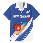 Custom New Zealand Cricket Family Matching Summer Maxi Dress and Hawaiian Shirt Kiwi Birds Haka Dance Blue Fern Sporty Style