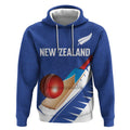 Custom New Zealand Cricket Hoodie Kiwi Birds Haka Dance Blue Fern Sporty Style