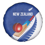 New Zealand Cricket Spare Tire Cover Kiwi Birds Haka Dance Blue Fern Sporty Style