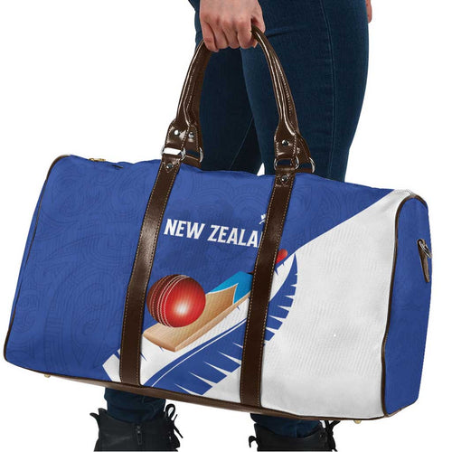 New Zealand Cricket Travel Bag Kiwi Birds Haka Dance Blue Fern Sporty Style