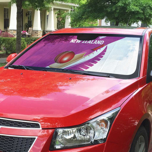 New Zealand Cricket Auto Sun Shade Kiwi Birds Haka Dance Pink Fern Sporty Style