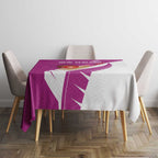 New Zealand Cricket Tablecloth Kiwi Birds Haka Dance Pink Fern Sporty Style