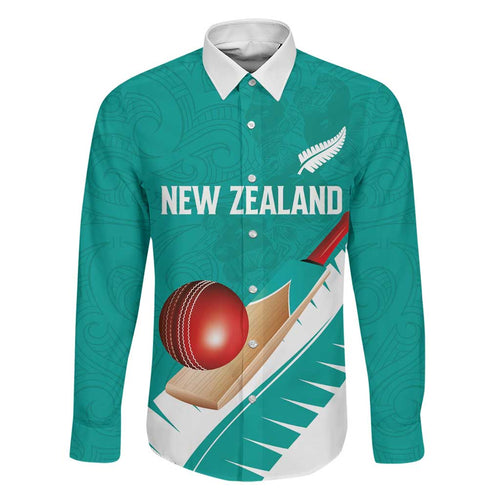 Custom New Zealand Cricket Family Matching Off Shoulder Short Dress and Hawaiian Shirt Kiwi Birds Haka Dance Turquoise Fern Sporty Style
