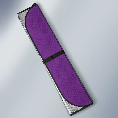 New Zealand Cricket Auto Sun Shade Kiwi Birds Haka Dance Purple Fern Sporty Style