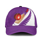 New Zealand Cricket Classic Cap Kiwi Birds Haka Dance Purple Fern Sporty Style