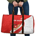 New Zealand Cricket Travel Bag Kiwi Birds Haka Dance Red Fern Sporty Style