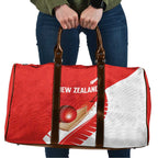 New Zealand Cricket Travel Bag Kiwi Birds Haka Dance Red Fern Sporty Style