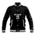 New Zealand Basketball Ta Moko Tribal Custom Baseball Jacket