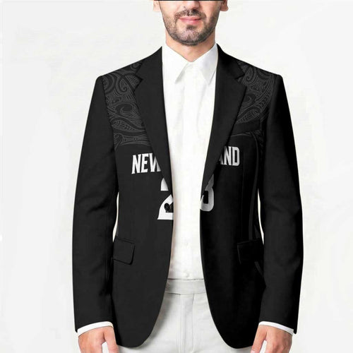New Zealand Basketball Ta Moko Tribal Custom Blazer