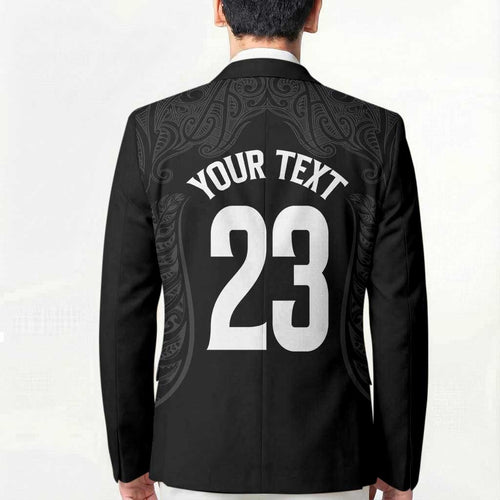 New Zealand Basketball Ta Moko Tribal Custom Blazer