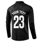 New Zealand Basketball Ta Moko Tribal Custom Button Sweatshirt