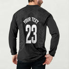 New Zealand Basketball Ta Moko Tribal Custom Button Sweatshirt