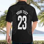 New Zealand Basketball Ta Moko Tribal Custom Hawaiian Shirt