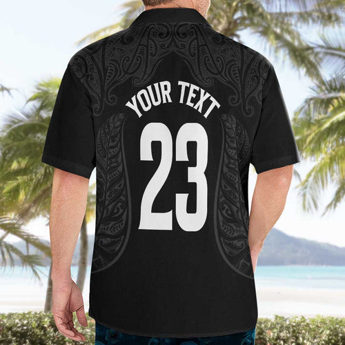 New Zealand Basketball Ta Moko Tribal Custom Hawaiian Shirt