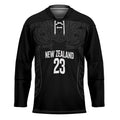 New Zealand Basketball Ta Moko Tribal Custom Hockey Jersey