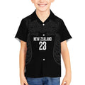 New Zealand Basketball Ta Moko Tribal Custom Kid Hawaiian Shirt