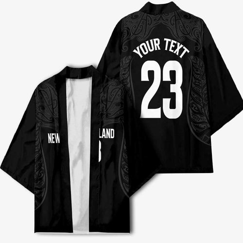 New Zealand Basketball Ta Moko Tribal Custom Kimono