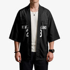 New Zealand Basketball Ta Moko Tribal Custom Kimono