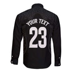 New Zealand Basketball Ta Moko Tribal Custom Long Sleeve Button Shirt