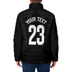 New Zealand Basketball Ta Moko Tribal Custom Padded Jacket