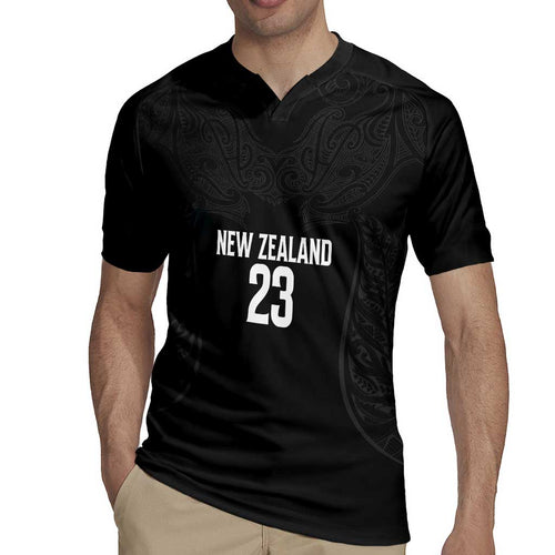 New Zealand Basketball Ta Moko Tribal Custom Rugby Jersey