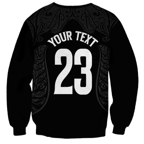 New Zealand Basketball Ta Moko Tribal Custom Sweatshirt