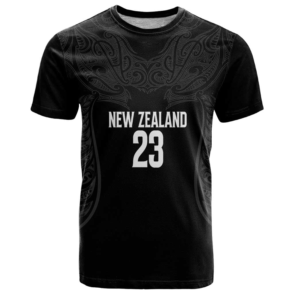 New Zealand Basketball Ta Moko Tribal Custom T Shirt