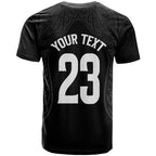 New Zealand Basketball Ta Moko Tribal Custom T Shirt