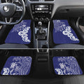 New Zealand Sea Animals with Maori Tribal Tattoo Car Mats Blue Color