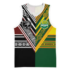 Custom Rugby New Zealand and Australia Basketball Jersey Burgundy Koru Geometric with Aboriginal Chevron Sport Style
