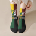 Custom Rugby New Zealand and Australia Crew Socks Burgundy Koru Geometric with Aboriginal Chevron Sport Style