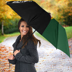 Rugby New Zealand and Australia Umbrella Burgundy Koru Geometric with Aboriginal Chevron Sport Style
