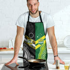 Rugby Cook Islands and Australia Apron Tatau Tribal with Aboriginal Chevron Sport Style