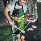 Rugby Cook Islands and Australia Apron Tatau Tribal with Aboriginal Chevron Sport Style