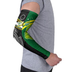 Custom Rugby Cook Islands and Australia Arm Sleeves Tatau Tribal with Aboriginal Chevron Sport Style