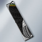 Rugby Cook Islands and Australia Auto Sun Shade Tatau Tribal with Aboriginal Chevron Sport Style